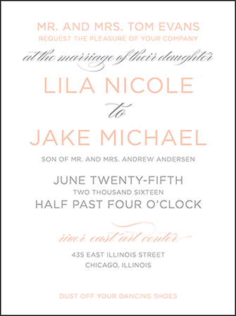 Modern Basel Letterpress Invitation Design Medium