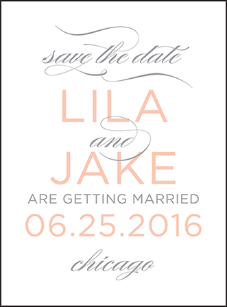 Modern Basel Letterpress Save The Date Design Medium