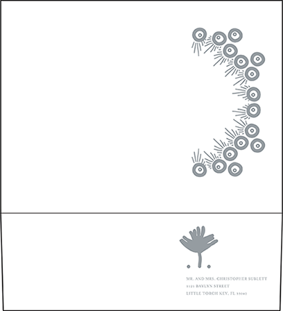 Modern Bazaar Letterpress Envelope Design Medium