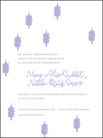 Modern Bazaar Letterpress Invitation Design Medium