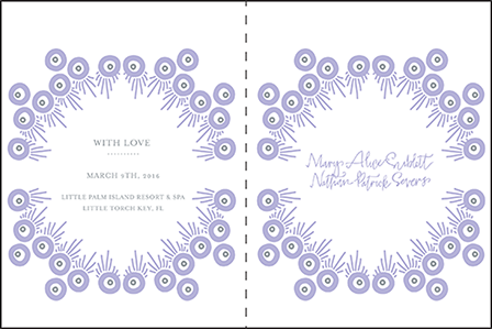 Modern Bazaar Letterpress Program Design Medium