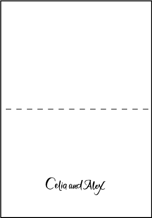 Modern Calligraphy Letterpress Thank You Card Fold Design Medium