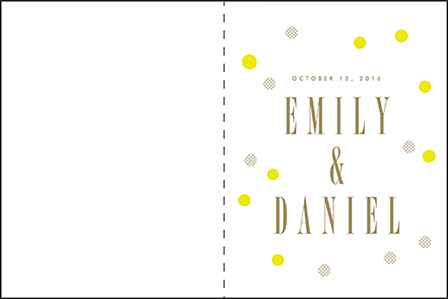 Modern Dot Letterpress Program Design Medium