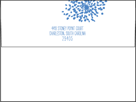 Modern Fete Letterpress Envelope Design Medium