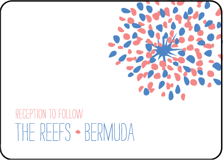 Modern Fete Letterpress Reception Design Medium