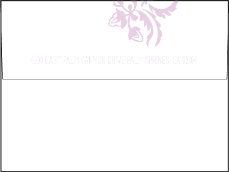 Modern Gardiner Letterpress Envelope Design Medium