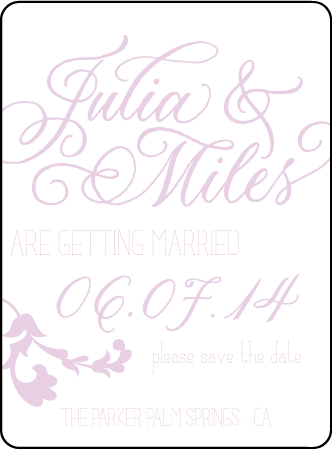 Modern Gardiner Letterpress Save The Date Design Medium