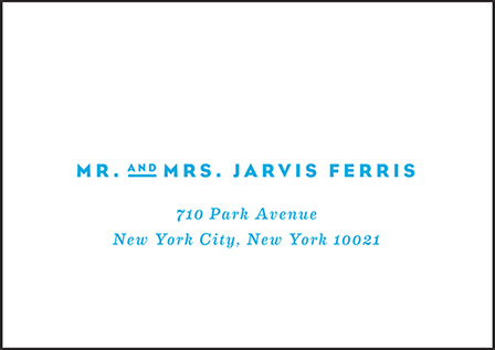 Modern Literate Letterpress Reply Envelope Design Medium