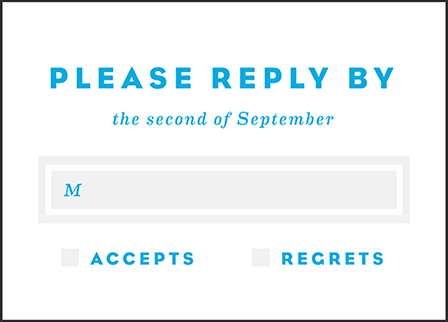 Modern Literate Letterpress Reply Design Medium