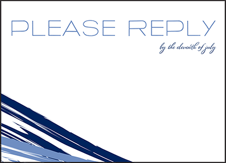 Modern Stroke Letterpress Reply Design Medium