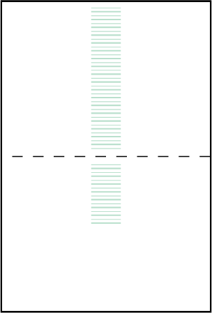 Modern Surf Letterpress Placecard Fold Design Medium
