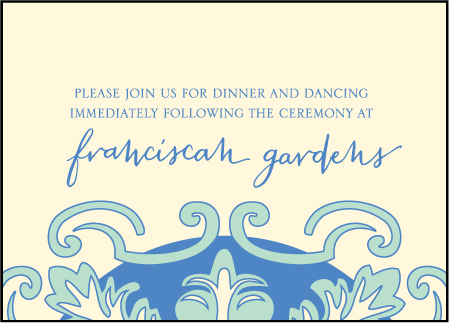 Modern World Letterpress Reception Design Medium