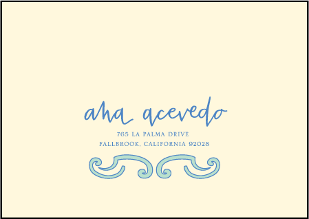 Modern World Letterpress Reply Envelope Design Medium
