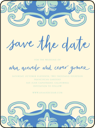 Modern World Letterpress Save The Date Design Medium