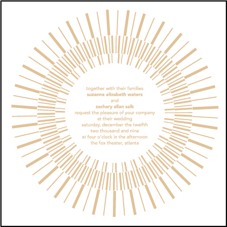 Moderno 1 Letterpress Invitation Design Medium