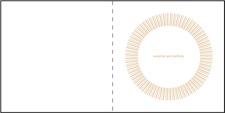Moderno 1 Letterpress Thank You Card Fold Design Medium