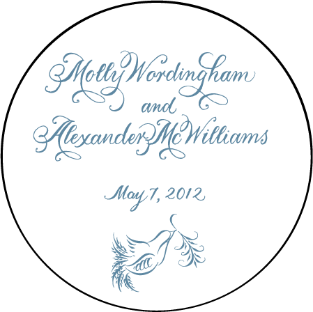 Molly Letterpress Coaster Design Medium
