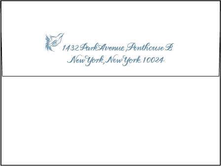 Molly Letterpress Envelope Design Medium