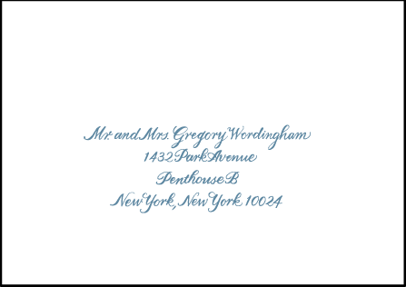 Molly Letterpress Reply Envelope Design Medium