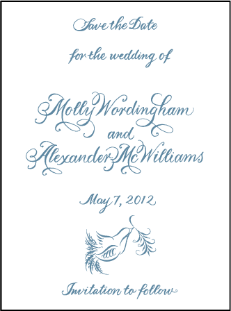 Molly Letterpress Save The Date Design Medium
