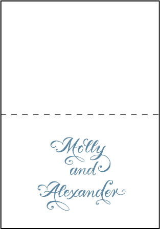 Molly Letterpress Thank You Card Fold Design Medium