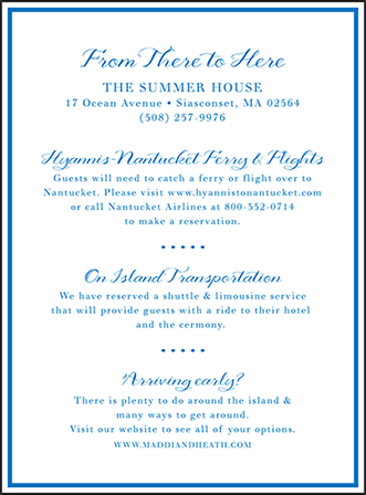 Montauk Letterpress Direction Design Medium