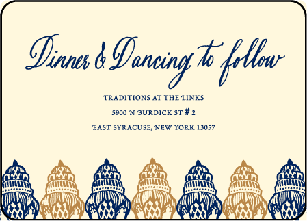Moroccan Romantic Letterpress Reception Design Medium