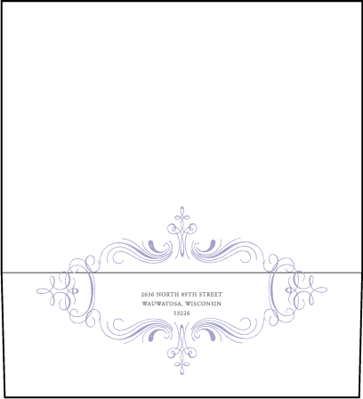 Nantucket Letterpress Envelope Design Medium