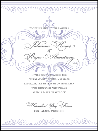 Nantucket Letterpress Invitation Design Medium