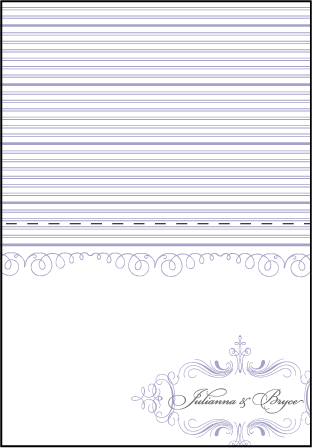 Nantucket Letterpress Thank You Card Fold Design Medium