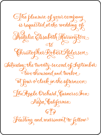 Natalia Letterpress Invitation Design Medium