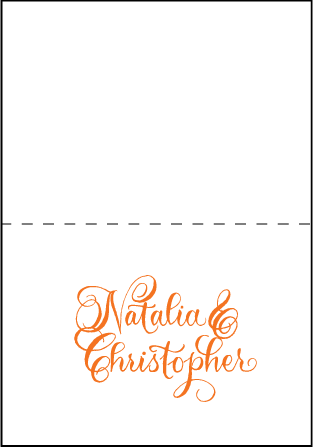 Natalia Letterpress Thank You Card Fold Design Medium