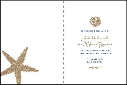 Nautilus Letterpress Program Design Medium