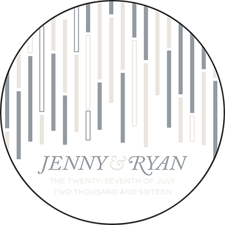 Neros Letterpress Coaster Design Medium
