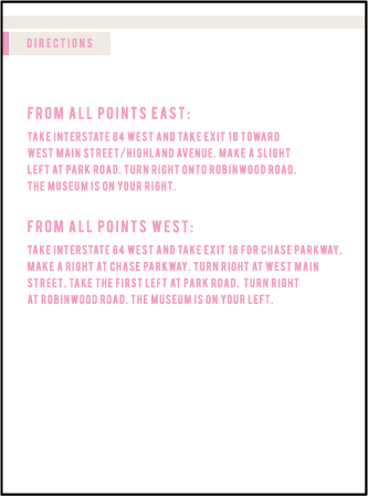 New Horizon Letterpress Direction Design Medium
