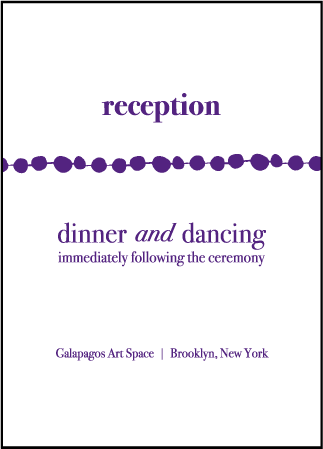 Nola Dots Letterpress Reception Design Medium
