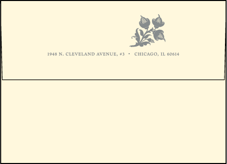 Nonpareil Letterpress Envelope Design Medium