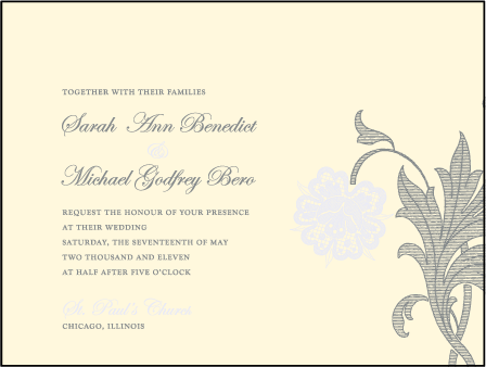 Nonpareil Letterpress Invitation Design Medium