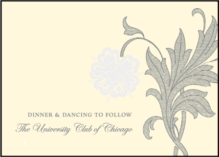 Nonpareil Letterpress Reception Design Medium