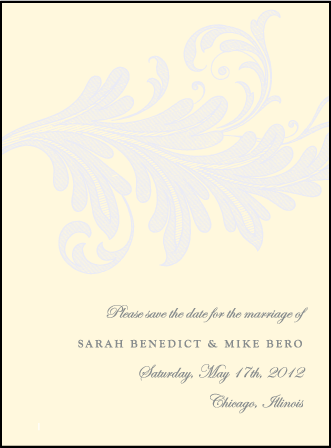 Nonpareil Letterpress Save The Date Design Medium