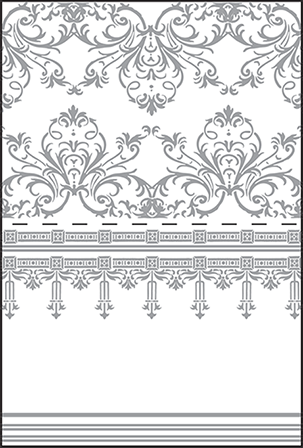 Nouveau Letterpress Placecard Fold Design Medium
