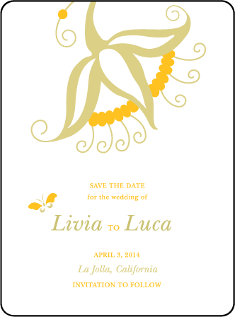 Nouvina Letterpress Save The Date Design Medium