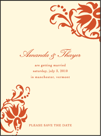 Odessa Letterpress Save The Date Design Medium