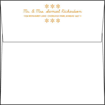 Ollie Letterpress Envelope Design Medium