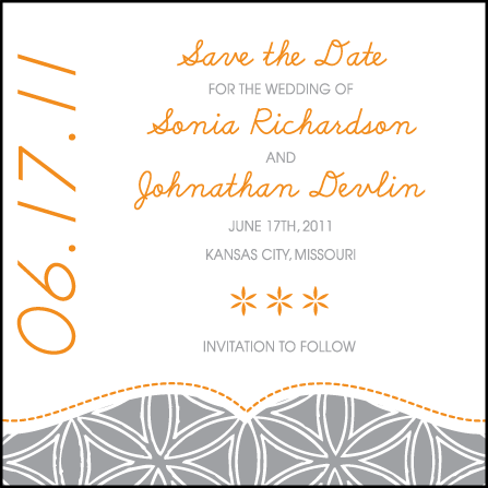 Ollie Letterpress Save The Date Design Medium