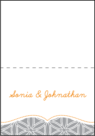 Ollie Letterpress Thank You Card Fold Design Medium