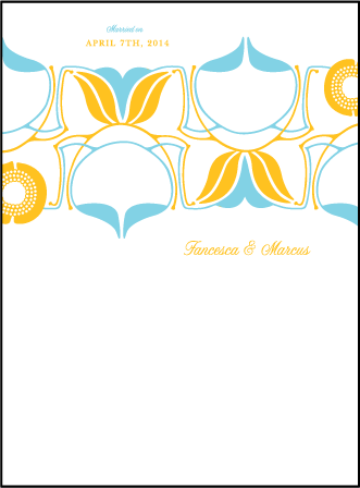 Onalisse Letterpress Thank You Card Flat Design Medium