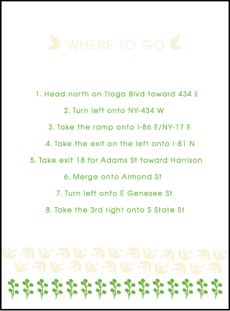 Organic Letterpress Direction Design Medium