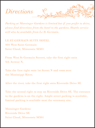 Palace Garden Letterpress Direction Design Medium