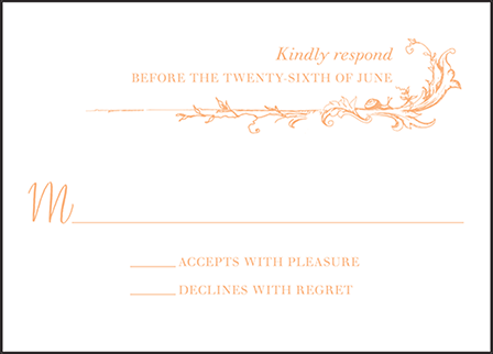 Palace Garden Letterpress Reply Design Medium